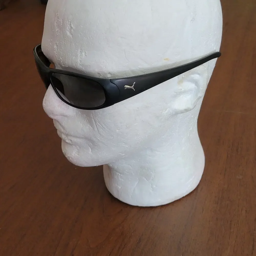 Puma Go+  15014P Black Sunglasses 63x15x120 Wrap  Polarized